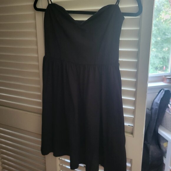 Forever 21 Mini Strapless Black Dress Medium - Picture 3 of 3